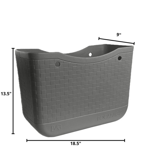 BocaBagg (Gray) Large EVA Tote Bag-Like Bogg Bag - Picture 4 of 5